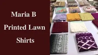 Maria B Printed Lawn Shirts | Taana Baana 3 piece | Ladies Branded Cut Pieces