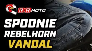 REBELHORN VANDAL - spodnie motocyklowe wzmacniane Kevlarem