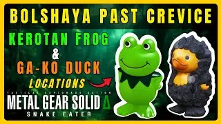 Bolshaya Past Crevice - Kerotan Frog & Ga-Ko Duck Locations - Metal Gear Solid Delta