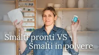 Smalti per ceramica in polvere vs Smalti per ceramica pronti