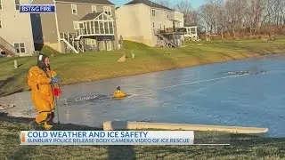Tips on ice safety after child pulled from frozen pond