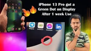 На дисплее моего iPhone 13 Pro появилась зелёная точка после недели использования | Мертвые пиксели на iPhone 13 Pro