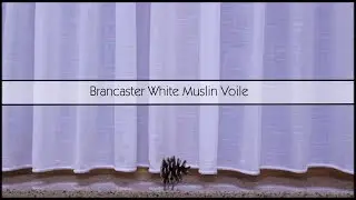 Brancaster White Muslin Voile Curtains - Woodyatt Curtains
