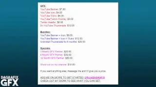 DAGRAFIX's GFX Prices