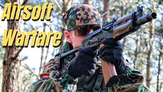 Airsoft War MP41, M4, M16, M14 POW Scotland HD