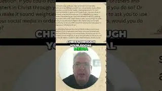 Use Social Media for Christ: A Divine Call #shorts
