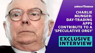 Charlie Munger says day-trading apps contribute to a 'speculative orgy'
