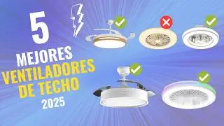 ✅ Los 5 MEJORES VENTILADORES DE TECHO CALIDAD-PRECIO 2025 🔥 | Ventiladores Buenos y Baratos 🌀💡