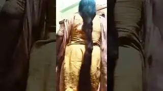 Wow her Longhair thickly mane BunnedBraided Butt covered Play session in live vdo
