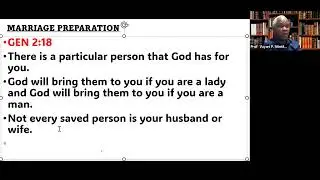 Preparing for Marriage God's way|| Message 02 || Youth Mobilisation Congress