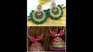 dark green Vs pink | gowns | bags | earrings | rings | jewelry |....................................