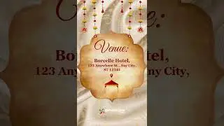 Create Stunning Custom Wedding Invitation Videos. #weddinginvitation #invitationvideo