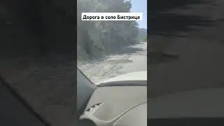 Дорога в село Бистриця в Карпатах
