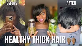 MY TOP 5 FOODS for MAX Hair Growth & Health! Get HEALTHIER, Thicker Hair 🔥