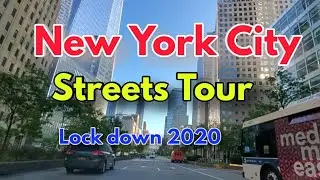 NYC Streets Tour/Lockdown Times Square/Driving NYC empty streets /Lockdown USA/Lockdown New York