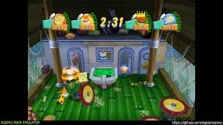 XQEMU Xbox Emulator - Nickelodeon Party Blast Ingame - realtime! (1d968aa)