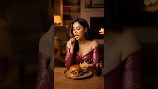 ASMR Burger Eating 🍔 | Soft Chewing Sounds | No Talking | Relaxing Food ASMR #asmr #shorts