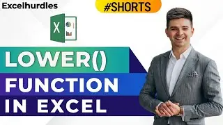 How to Use LOWER Function in Excel | Excel Shorts | #shorts #Excelhurdles