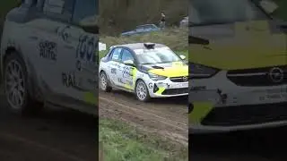 The moment skill meets the absolute edge of control! A rally car's worst nightmare caught on came...