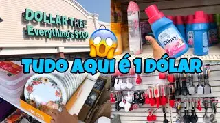TOUR COMPLETO NO DÓLAR TREE 💴😱 é muito barato