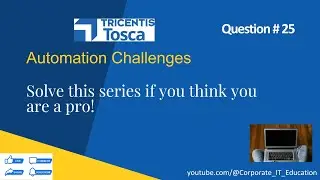 Drop down Table | TOSCA Obstacles | TOSCA Automation Challenge #25