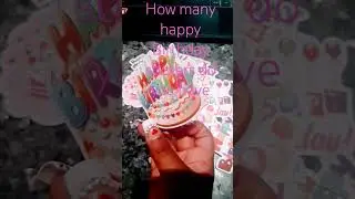 happy birthday stickers