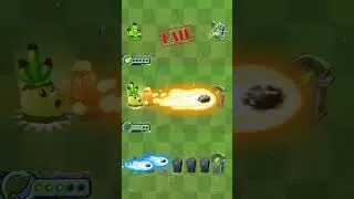 Pvz 2 - Pea Pod Plant & Torchwood Vs Grave Stone #shorts