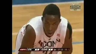 Syracuse Vs UConn 2009 (6Overtimes) (Kemba Walker, Johnny Flynn)