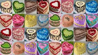 Anniversary Cake Design/Love Cake Design/Heart Shape Cake Design/Heart Shape Cake Decoration#cake
