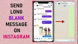 How to Send Blank or Empty Message on Instagram