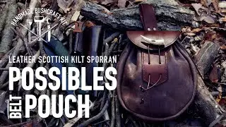 #16 ブッシュクラフト用ベルトポーチ（SPORRAN / POSSIBLES POUCH）［ブッシュクラフト道具］