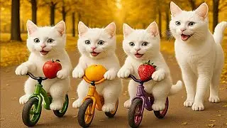 #At College Mama Cat & Kitten Selling Magical Fruit Cups | Cozy Fantasy Story for Cat Lovers#