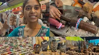 Beautiful Lac Bangles & Desi Accessories | Mysore Exhibition Vlog 