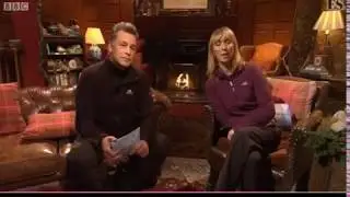 Chris Packham shows Michaela Black Cock