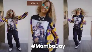 Ciara Pays Tribute to Kobe Bryant on #MambaDay with Custom Jersey and Dance Moves