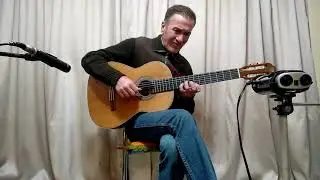Panos Tzinas playing  Chris Tsavalos hand made guitar.Baden Powell Valsa sem nome