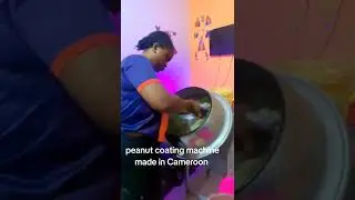 peanut coating machine made in Cameroon 🇨🇲 by AWA bless chi  // TES STYLE TECH