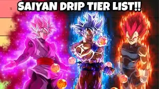RANKING ALL SAIYAN TRANSFORMATIONS DRIP | Dragon Ball Tier List