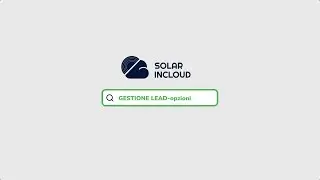 SolarInCloud Gestione lead Sottosezione opzioni_SuperUser
