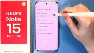 Redmi Note 15 Pro 5G: How To Enable & Use Quick Responses