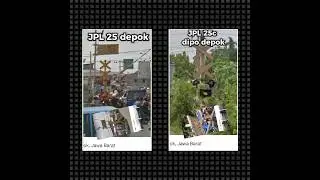 #JJPKAEduo || JPL 25 depok dan JPL 25c dipo depok || #railroadcrossingindonesia