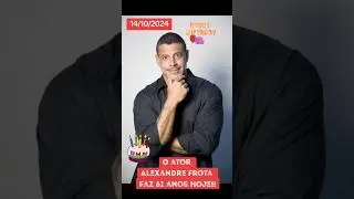 O ator e pol&iacute;tico Alexandre Frota faz anivers&aacute;rio hoje!#parab&eacute;ns #shorts #alexandrefrota #famosos