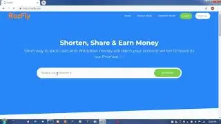 Rozfly url shortner || Best url shortner in 2019 || url shortner earn money || earn money online