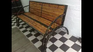 Bench - table transformer metal art