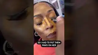 Makeup tutorial with black opal stick #makeup #mua #makeuptutorial