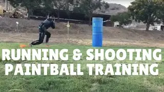 Paintball Training Episode 1. Running and Shooting Endurance Training
