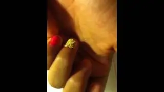 Caviar/microbeads nails :D first video:)