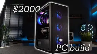 2000$ gaming PC build in the Bitfenix Nova Mesh TG - 5600x + 3070