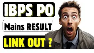 📢📢 IBPS PO MAINS RESULT ✅ Link 🔥🔥 OUT 🤩🤩???
