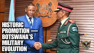 Duma Boko Promotes Mpho Mophuting to Botswana&rsquo;s First Four-Star General | Historic BDF Moment